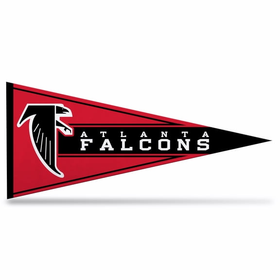 Falcons Retro Mini Pennant - 8 Pennants Per Pack