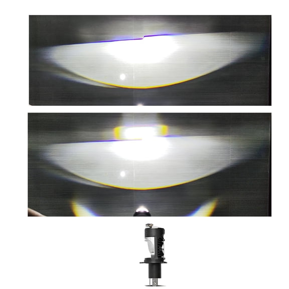 Falconsight H4 Mini LED Projector Lens LED Headlight Bulbs Car Light Lamps Hi Low beam Retrofit for Motorcycles Cars Vans Hot selling Super Bright