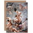 thumbnail image 1 of Falero Witches Going To Their Sabbath Painting Fine Art Greetings Card Plus Envelope Blank inside, 1 of 3