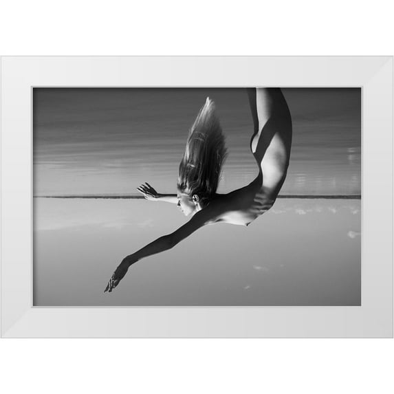 Faletkin, Mikhail 24x17 White Modern Wood Framed Museum Art Print Titled - Qspreading Wingsq