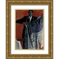 thumbnail image 1 of Falk, Hans 14x18 Gold Ornate Wood Framed with Double Matting Museum Art Print Titled - PKZ, 1 of 4