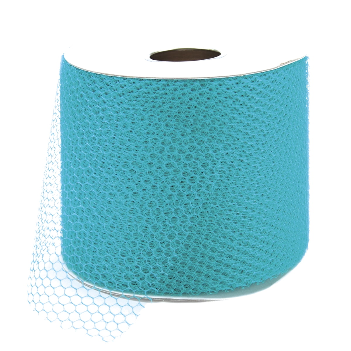 Falk Net Mesh Spool, 3 Inch x 40 Yards, Teal, Decorative Crafts and ...