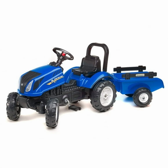 Falk New Holland T6 Pedal Tractor with Trailer by Falk FA3080AB
