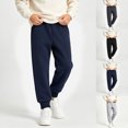 thumbnail image 1 of Falkdiz Cotton Pants for Boys Comfy Joggers Pockets Back to School Pantalones Casual Relaxed fit Sport Boys Trousers, Navy, Size: 11-12 Years, 1 of 8