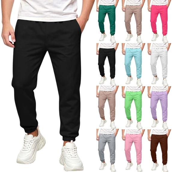 Falkdiz Warm Fleece Sweatpants for Boys Sport Solid Color Pockets Joggers Winter Relaxed fit Pantalones Casual Boys Pants, Black, Size: 11-12 Years