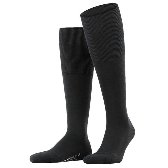 Falke Airport Plus Knee-High Socks - Black