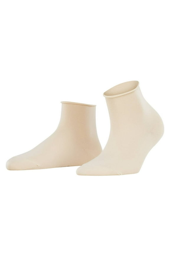 Cotton Touch Short Socks - Cream