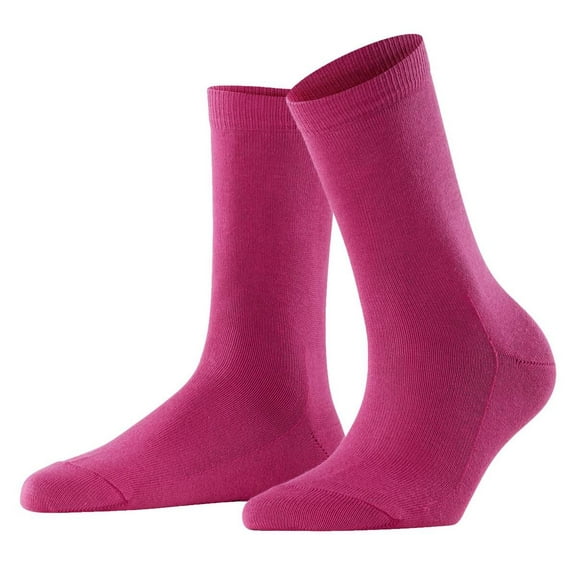 Falke Women's Socks - Family So, Short Socks, Single Colour  Purple 39-42 (Uk 6-8)