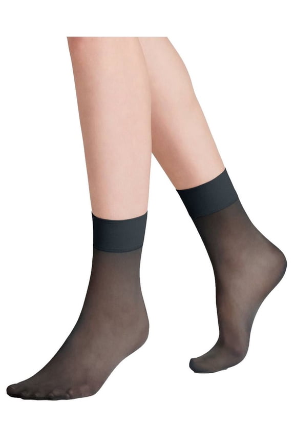 Pure Matt 20 Denier Anklet Tights - Graphite Grey