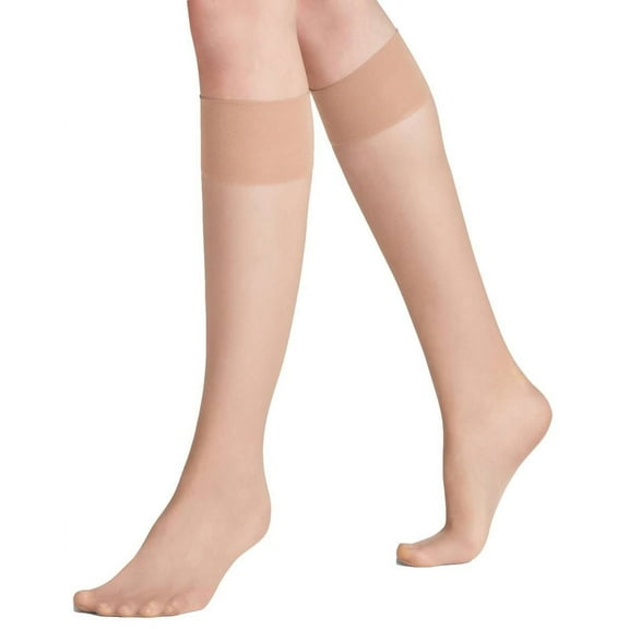 Falke Pure Matt 20 Denier Knee High Stockings - Cocoon Beige