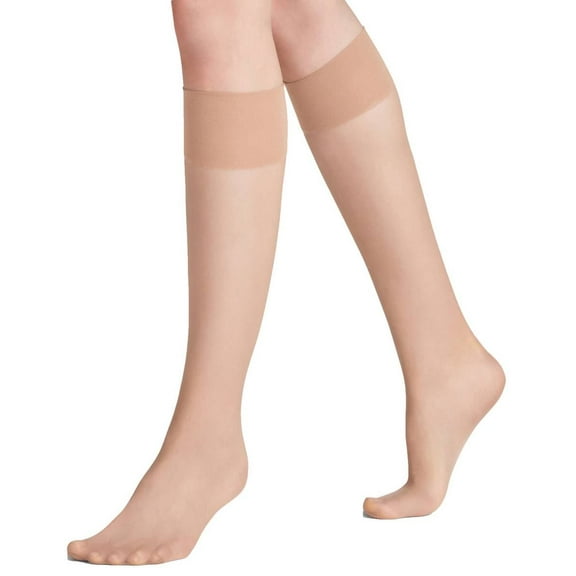 Falke Pure Matt 20 Denier Knee High Stockings - Cocoon Beige