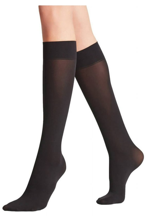 Pure Matt 50 Denier Knee-High Tights - Black