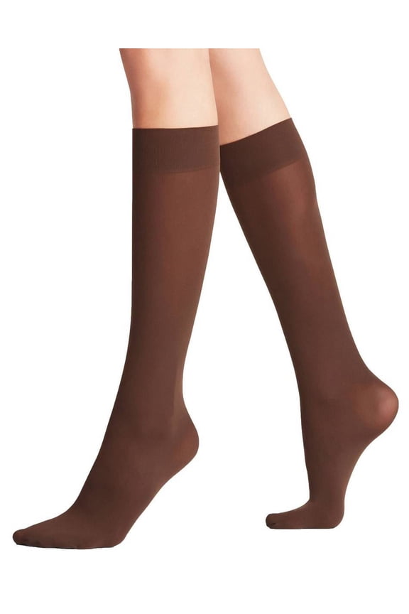 Pure Matt 50 Denier Knee-High Tights - Brenda Brown
