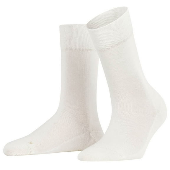 Falke Women Socks Cotton White 2.5-5 Uk