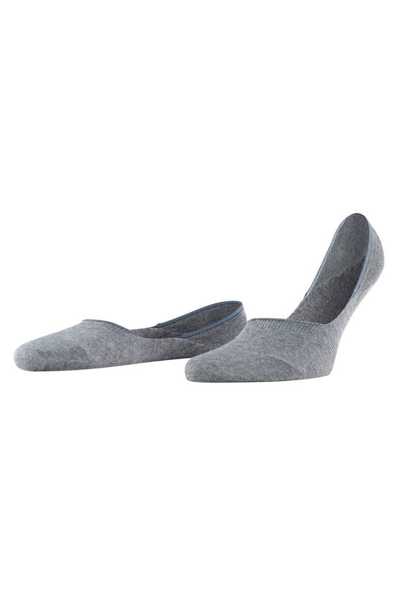 Step Medium Cut No Show Box Socks - Light Grey Mel