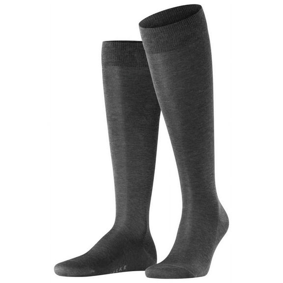 Falke Men Socks Cotton Grey 7-8 Uk