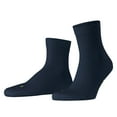 thumbnail image 1 of Falke Unisex Socks - Short Socks, Cotton Blend, Run Rib, Cuff, Solid Color Dark Blue 42-43, 1 of 6