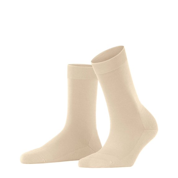 Falke Women's Socks - Climawool, Short Socks, Single Color Cream 41-42