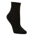 thumbnail image 1 of Falke Women's Socks - Bedsock, Quarter, Angora Blend, Plain Black 39-42 (Uk 5,5-8), 1 of 5