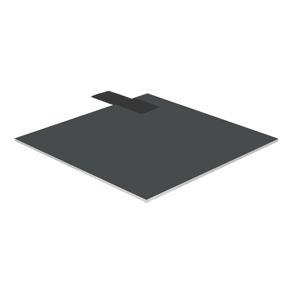 Falken Design Acrylic Gray Translucent 12% 48 in. x 96 in. x 1/8 in.