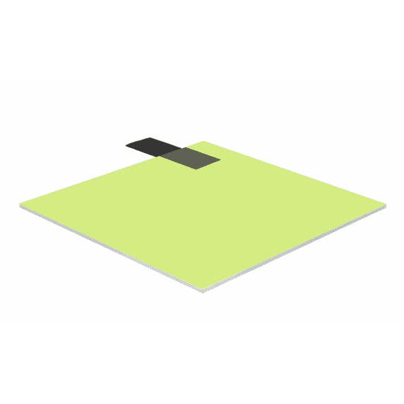 Falken Design Acrylic Green Fluorescent 24 in. x 48 in. x 1/8 in.
