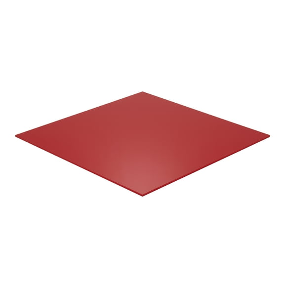 Falken Design Acrylic Red Opaque 12 in. x 12 in. x 1/8 in.