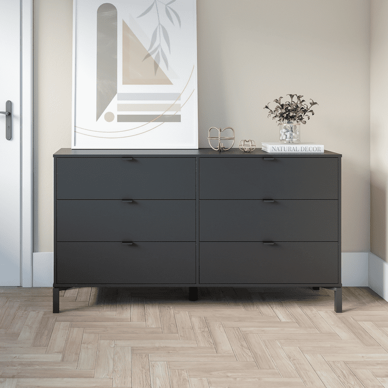 Black 2024 brown drawers