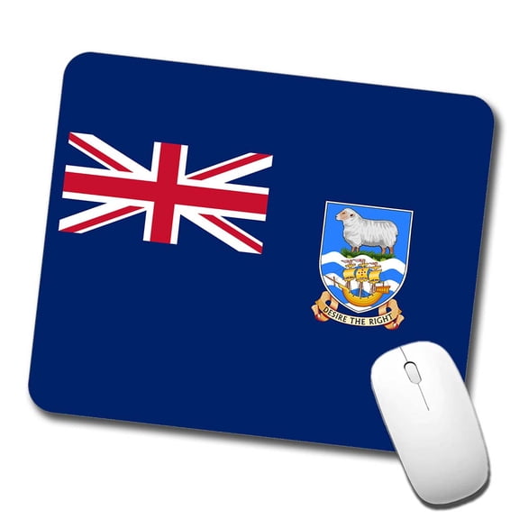 Falkland Islands Country Flag Mouse Pad Low Profile Gaming Mat