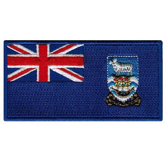 Falkland Islands Flag Embroidered Iron-on Patch