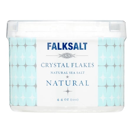 Falksalt Natural Crystal Flakes, 4.4 Oz