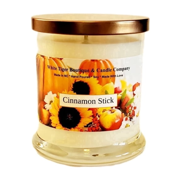 WTB&CC 12 oz Cinnamon Scented Container Candle
