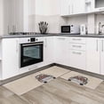 thumbnail image 1 of Fall 2 Pieces Non-Slip Kitchen Mat Set Brown Trucks Ball Maple Leaves Thanksgiving Soft Door Mat with Rubber Backing,Dirtproof Rugs for Entrance Doorway 18x30in+18x48in, 1 of 9