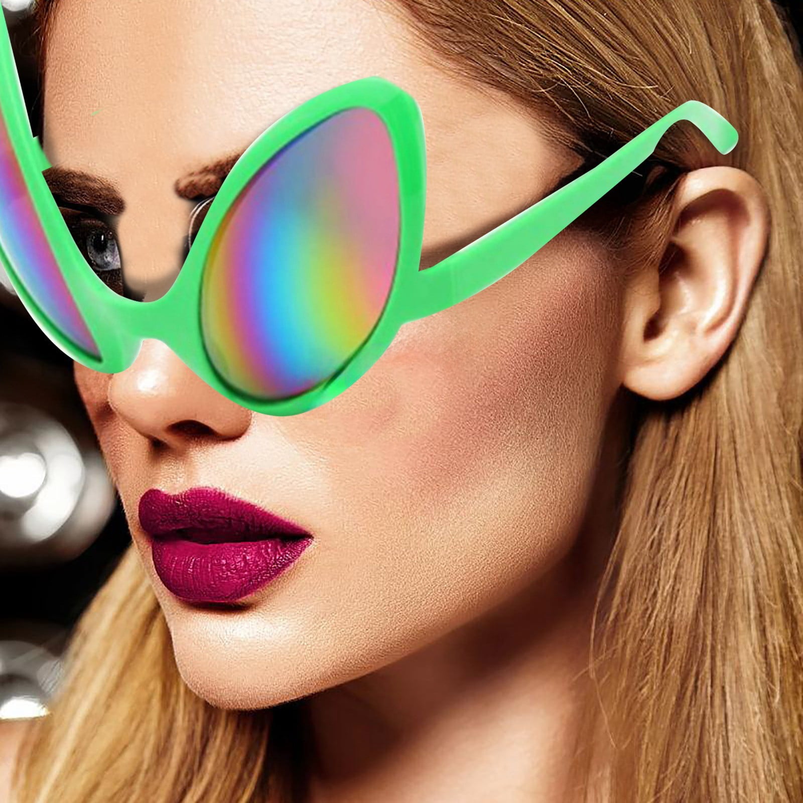 Fall 2024 Alien Funny Glasses Alternative Style Exaggerated Party