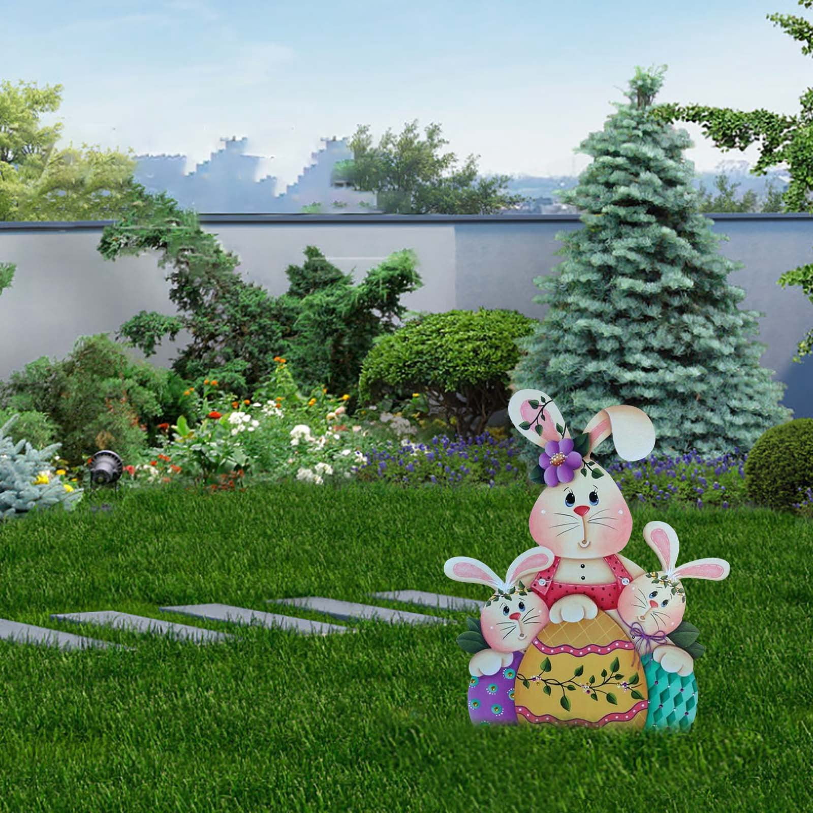 Fall 2024 Outdoor Sign Easter Ornaments Easter Garden Cuttings Outdoor