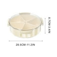 thumbnail image 1 of PRETXORVE Snack Tray, Snack Tray Container, New Compartment Fruit with Lid Platter Household Candy Box Living Room Fruit Platter Snack Dried Fruit Box, 1 of 7