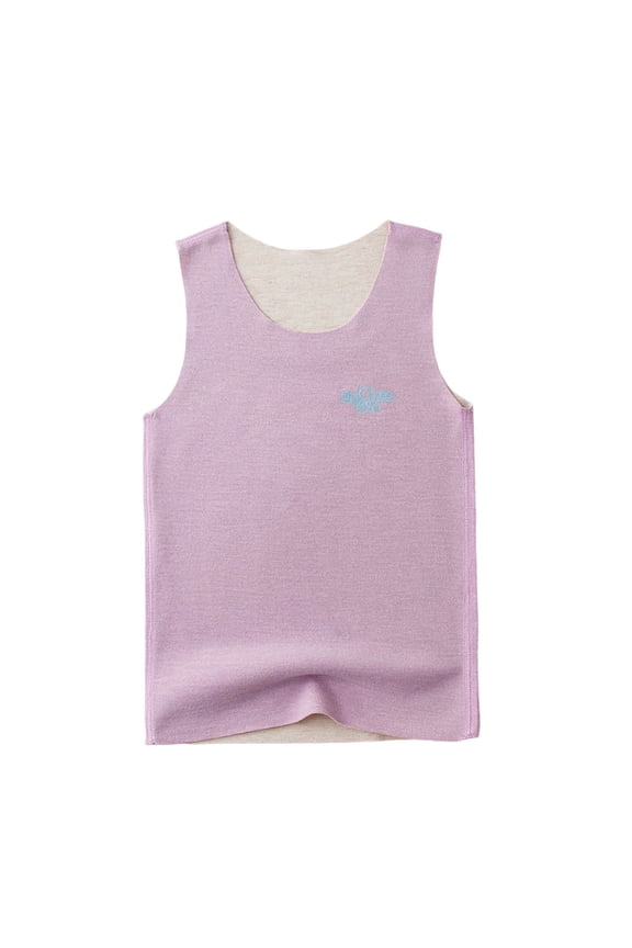 Fall And Winter Children's Top Baby's Wool And Silk Warm Base Layer Belly Protector Top Ropa diaria para niños