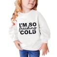 thumbnail image 1 of Fall And Winter Middle Big Girls Boys Heart Print Long Sleeve Top Sweater, 1 of 4