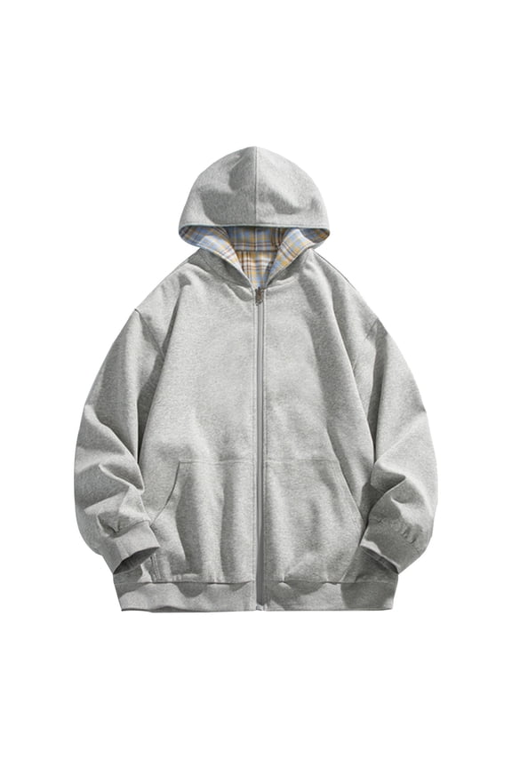 Fall And Winter New Men's Sweater Reversible Cardigan Couple Loose Big Yards Casual Sweater Men's Tops Jacket