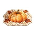 thumbnail image 1 of Fall Area Rug, 20x24'' Orange Pumpkin Floor Carpets Washable Indoor Floor Area Mat Stain-Proof Mat Non-Skid Rugs for Living Room Dining Kitchen Bedroom, Autumn Maple Leaf Thanksgiving Decor, 1 of 6