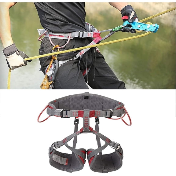 Fall Arrest Safety Harness, Aerial Work Safety Belt Half Body Rock Climbing Harness Safety Belt Fall Protection Safety Harness for Outdoor Activities