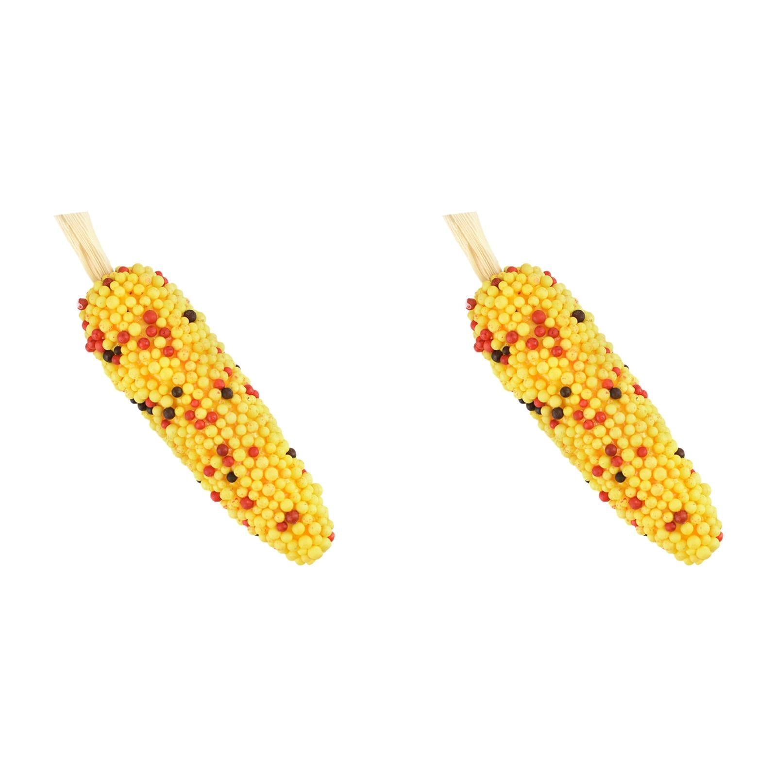Fall Artificial Corn, 2 Pcs Fake Corn, Indian Corn Decor, Simulation ...
