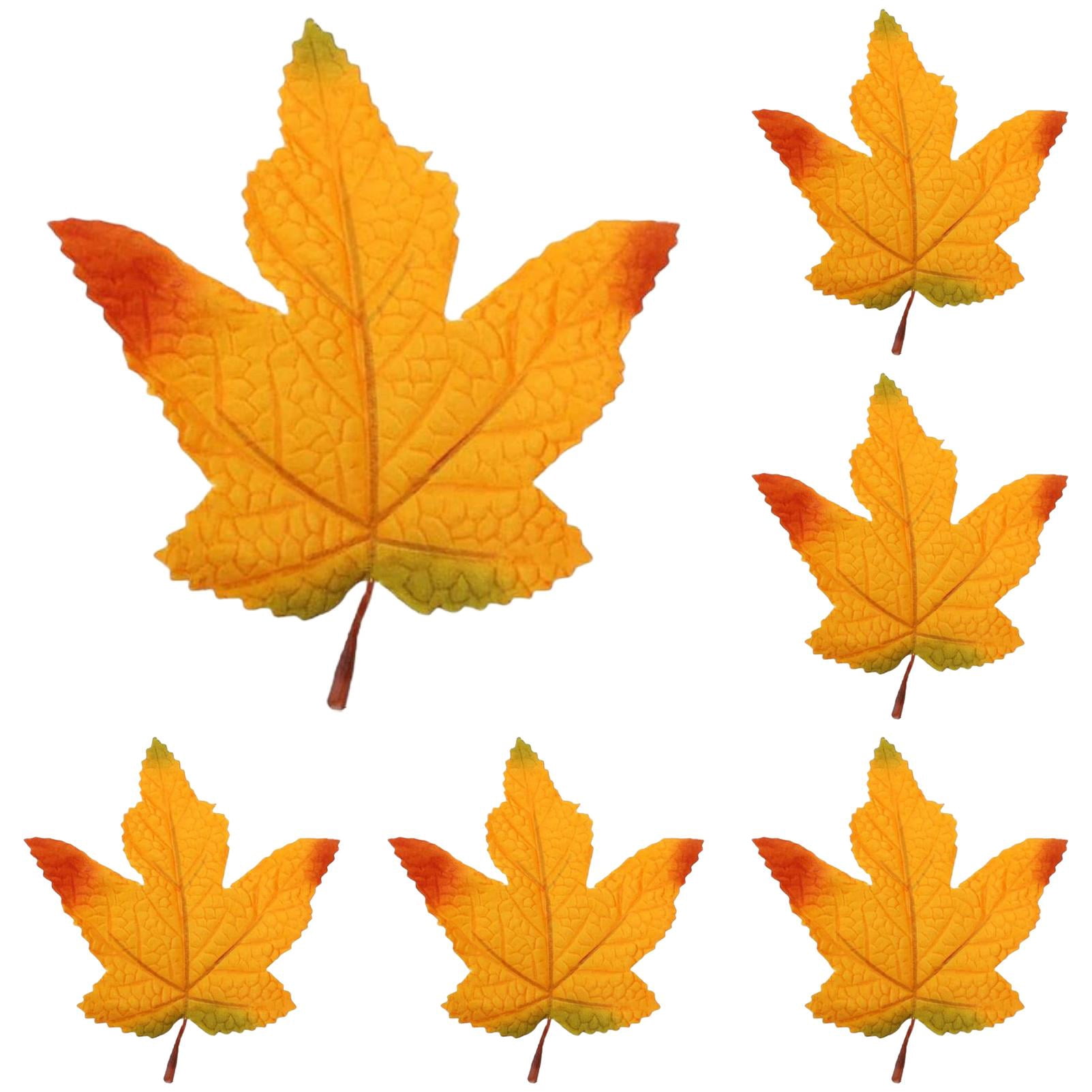 Fall Artificial Maple Leaves Autumn Decoration for Thanksgiving Table ...