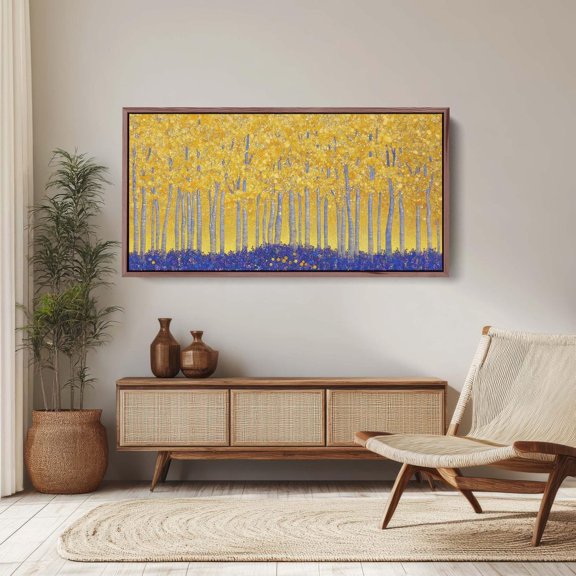 Fall Aspen Autumn Forest Classic Accent Wall Decor Unframed Paper Print