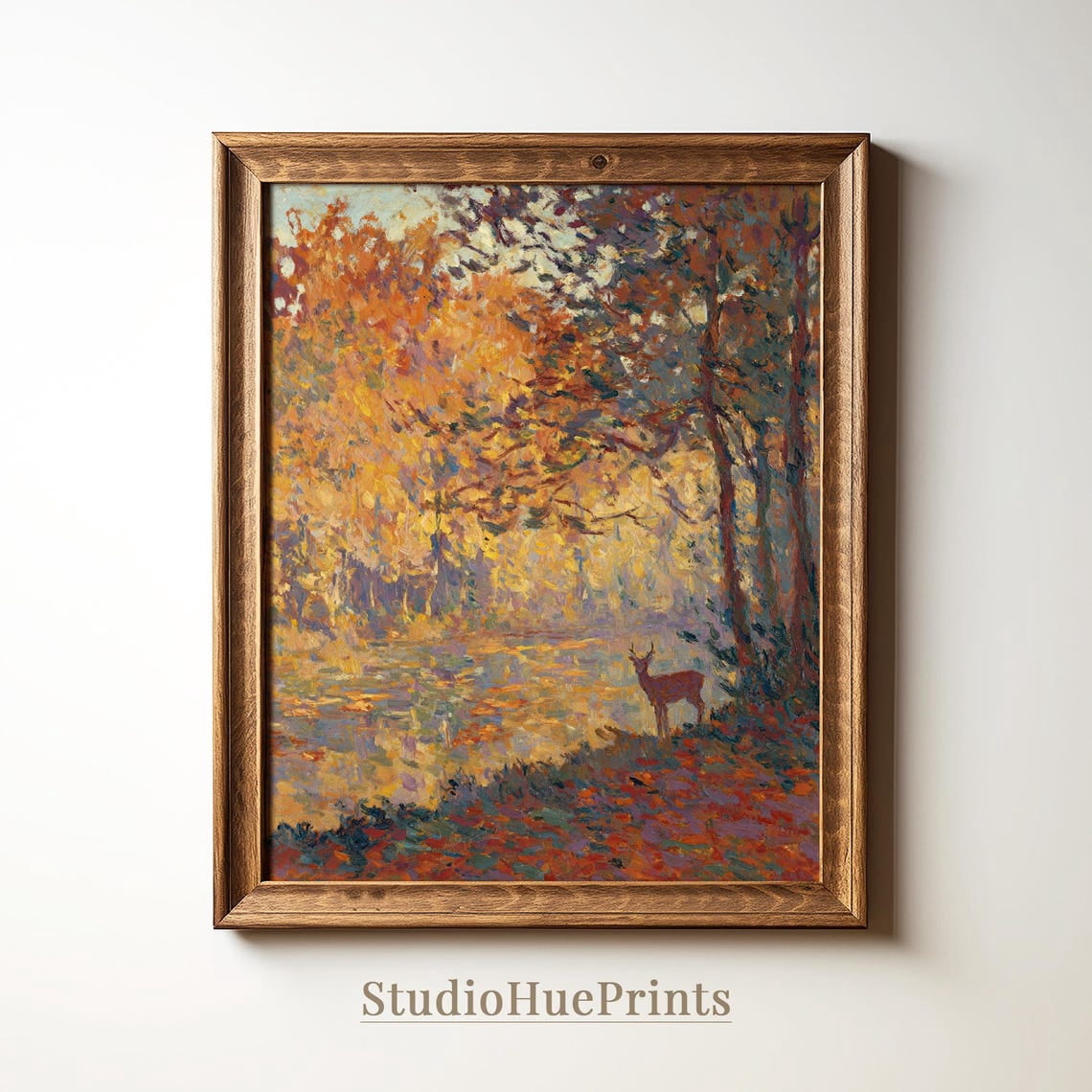 Fall Autumn Landscape Farmhouse Cottagecore Poster Wall Art Home Decor ...
