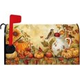 thumbnail image 1 of Fall Autumn Mailbox Cover Harvest Pumpkin Fall Maples Flower Bird Rustic Magnetic Mailbox Covers Standard Size 18x21 Inch Thanksgiving Mail Box Post Letter Cover for Garden Farmhouse, 1 of 6