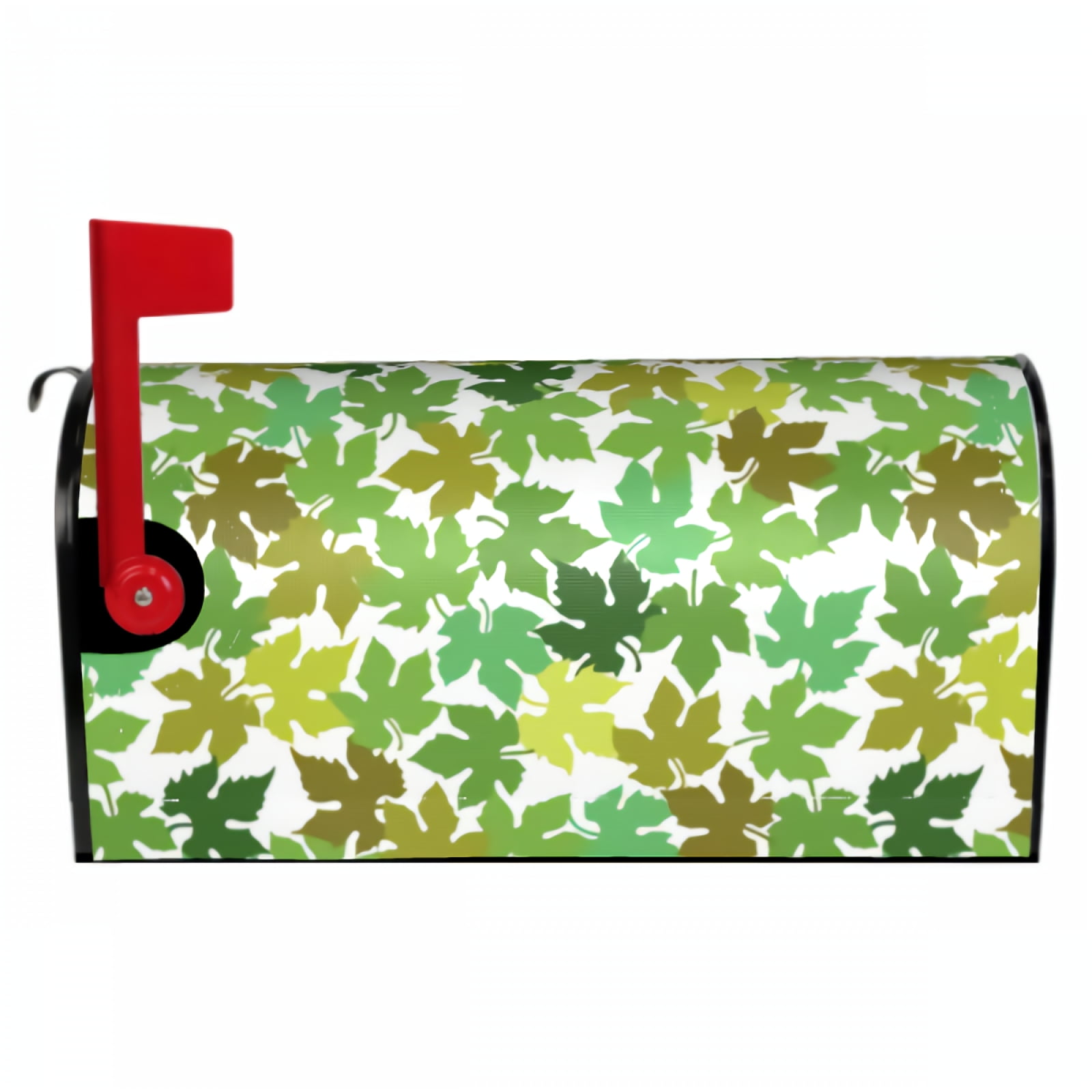 Fall Autumn Maple Leaf Mailbox Covers Green Orange Yellow