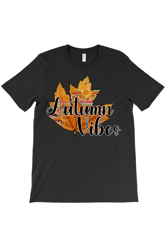 Fall Autumn Pattern Autumn Vibes Autumn Fall Design, - USA Printed G20117 Unisex T-Shirt, Up to Size 5XL
