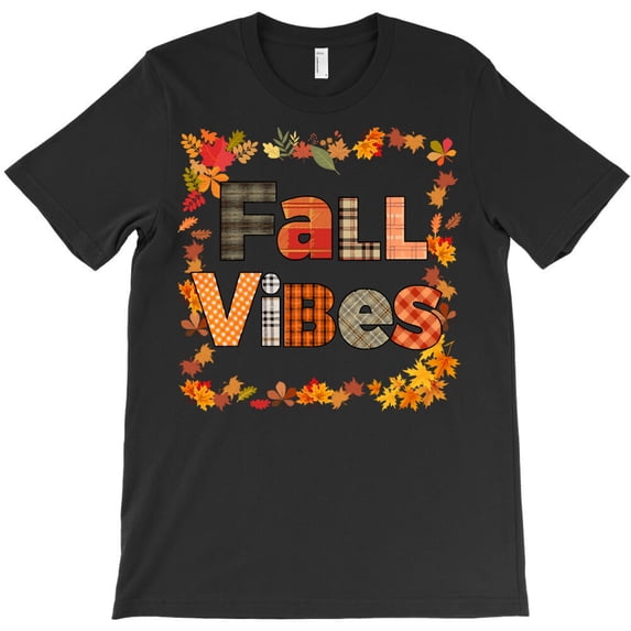 Fall Autumn Pattern Fall Vibes Autumn Fall Design, - Holiday Favorite G20087 Unisex T-Shirt, Up to Size 5XL