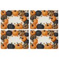 thumbnail image 1 of Fall Autumn Pumpkin Farmhouse Linen Placemats Set Of 4 12x18 Inch Halloween Table Mat Heat-Resistant Washable Durable Place Mat for Party Kitchen Dining Home Decor, 1 of 6