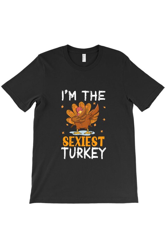 Fall Autumn Sexiest Turkey Dab Dabbing Funny Happy Thanksgiving H35713 T-Shirt, for Men and Women, Up to Size 5XL